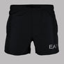 EA7 Logo Swim Shorts Black/Silver