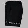 EA7 Logo Swim Shorts Black/Silver
