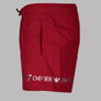 EA7 Logo Swim Shorts Equestrian Red/Silver