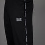 EA7 Logo Taping Joggers Black