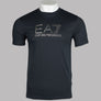 EA7 Metallic Logo T-Shirt Night Blue