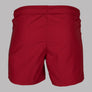 EA7 Oversized Logo Swim Shorts Equestrian Red/Silver