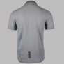 EA7 S/S Tipped Collar Polo Shirt Grey Flannel