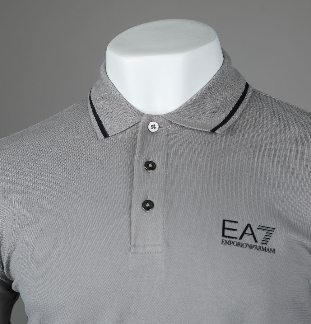 Emporio armani outlet tipped polo shirt