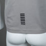 EA7 S/S Tipped Collar Polo Shirt Grey Flannel