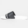EA7 Sea World Logo Strap Slides White/Black