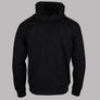 EA7 Taping Full Zip Hooded Sweatshirt Black