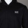 EA7 Taping Full Zip Hooded Sweatshirt Black