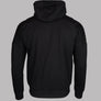 EA7 Taping Zip Up Hooded Sweatshirt Black