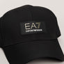 EA7 Train Gold Label Cap Black