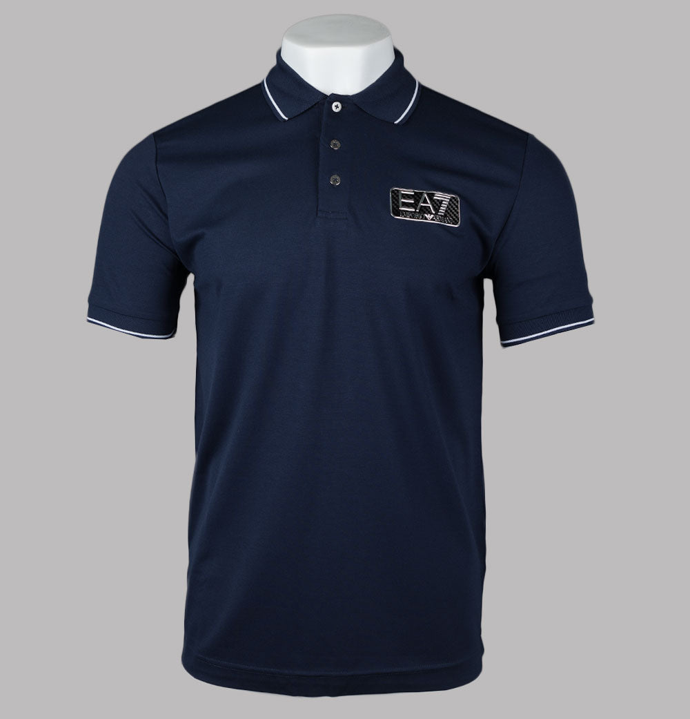 Armani navy polo on sale shirt