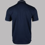 EA7 Viscose Blend Polo Shirt Navy Blue