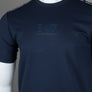 EA7 Fine Taping T-Shirt Navy Blazer