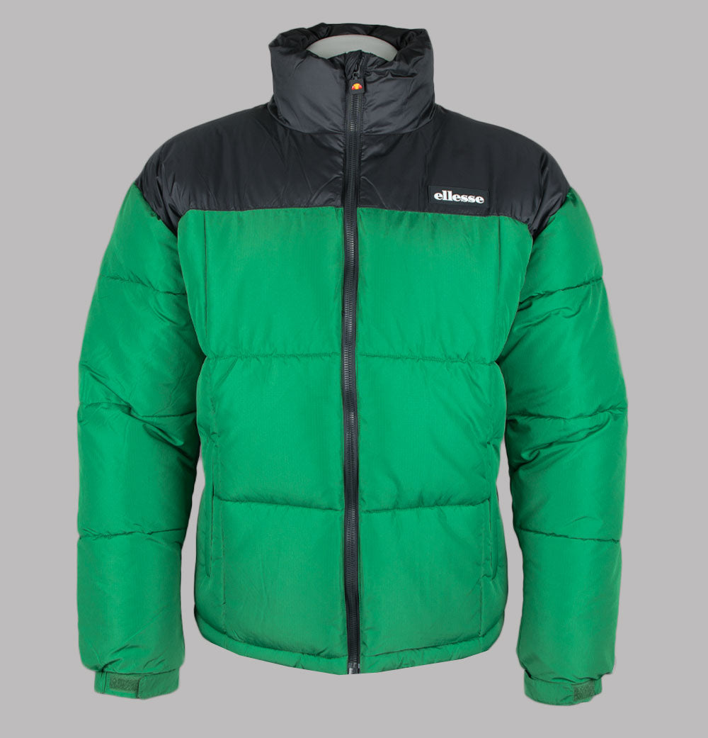 Ellesse Argent Padded Jacket Black/Green – Bronx Clothing