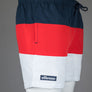 Ellesse Cielo Swim Shorts Navy/Red/White