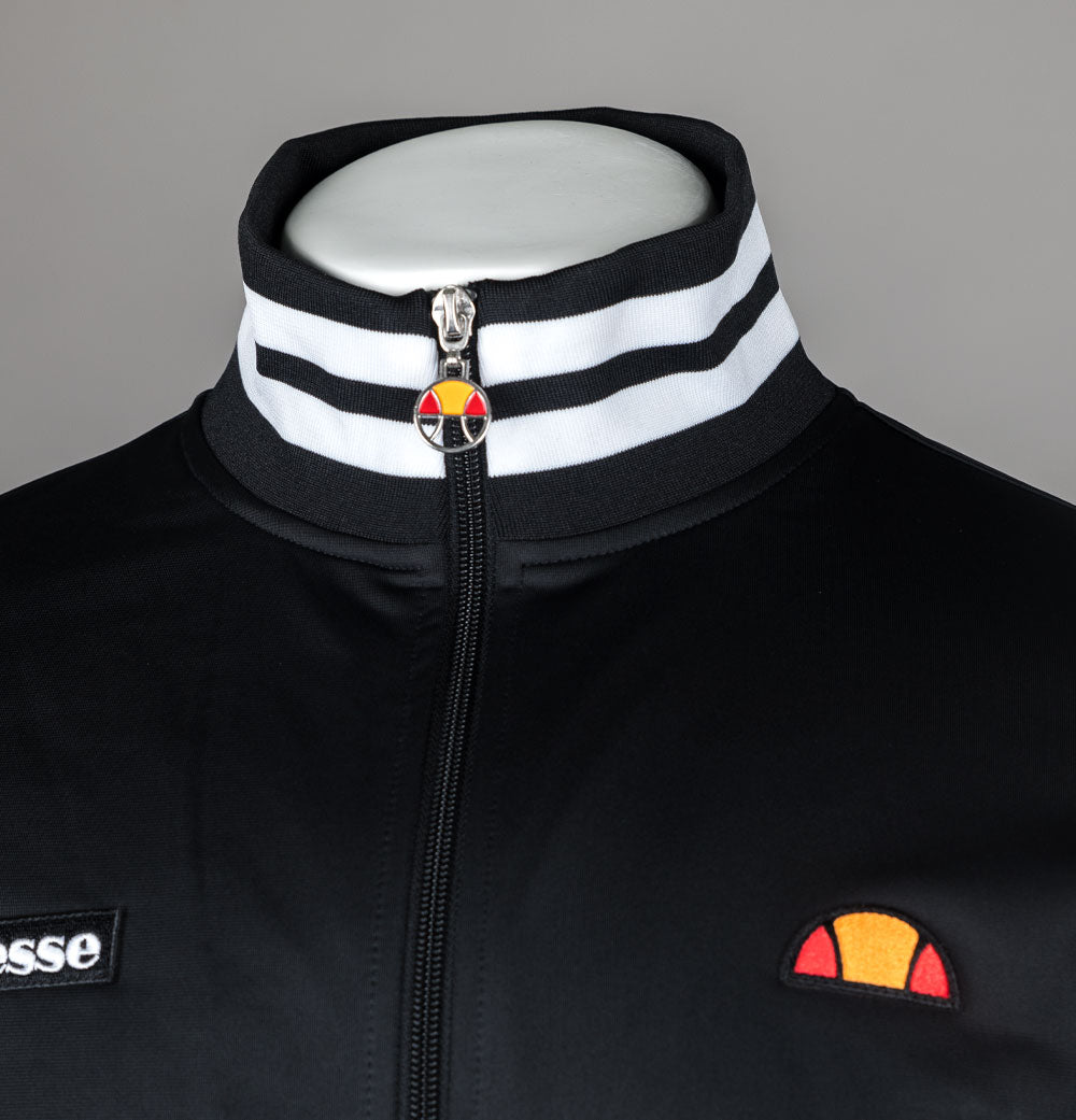 Black ellesse tracksuit best sale