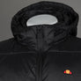 Ellesse Paddero Hooded Puffer Jacket Black