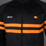 Ellesse Rimini Tracksuit Top Black/Orange