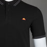 Ellesse Rooks Polo Shirt Black/Grey