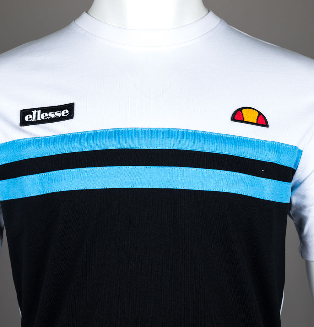 Ellesse Venire T-Shirt White/Blue/Black – Bronx Clothing