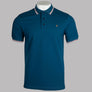 Farah Alvin Tipped Collar Polo Shirt Sailor Blue