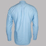 Farah Brewer Slim Fit Grandad Collar Shirt Sky Blue