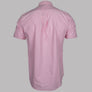 Farah Brewer Slim Fit S/S Oxford Shirt Coral Pink