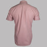 Farah Brewer Slim Fit S/S Oxford Shirt Dark Pink