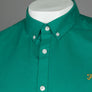 Farah Brewer Slim Fit S/S Oxford Shirt Mallard Green
