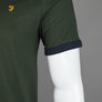 Farah Groves Ringer T-Shirt Evergreen