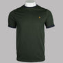 Farah Groves Ringer T-Shirt Evergreen
