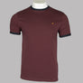 Farah Groves Ringer T-Shirt Farah Red