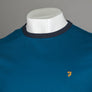 Farah Groves Ringer T-Shirt Sailor Blue
