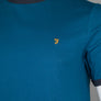 Farah Groves Ringer T-Shirt Sailor Blue