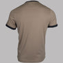 Farah Groves Ringer T-Shirt Smokey Brown