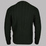Farah Knight Cable Knit Sweater Evergreen