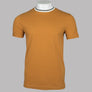 Farah Meadows Cotton Pique T-Shirt Gold