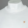Farah Mullen Cotton Sweater Ecru