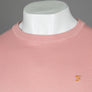 Farah Mullen Cotton Sweater Pink Rose