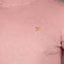 Farah Mullen Cotton Sweater Pink Rose