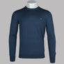 Farah Mullen Merino Wool Sweater Blue River