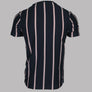 Farah Peralta Stripe T-Shirt True Navy