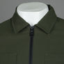 Farah Stenmark Zip Overshirt Evergreen