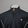 Fila Gold Bosa Velour Track Top Black/Whitecap Grey