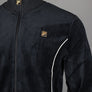 Fila Gold Bosa Velour Track Top Black/Whitecap Grey
