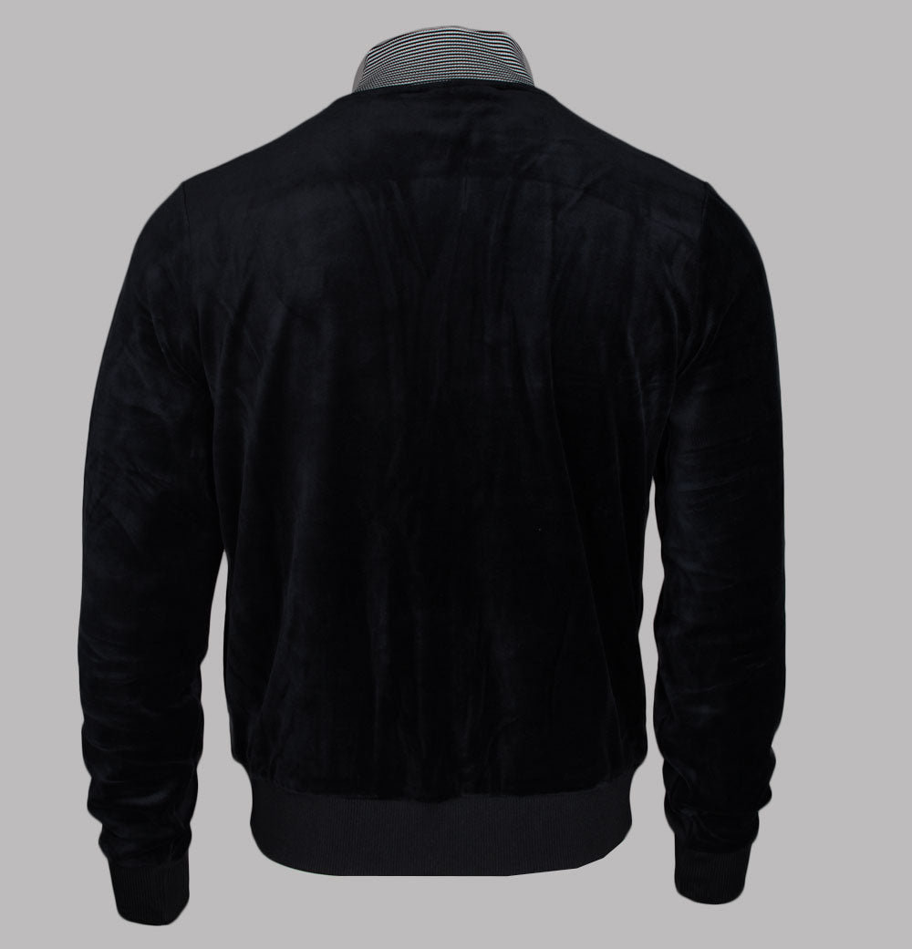 Fila Gold Cenzo Velour Track Top Black – Bronx Clothing