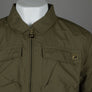 Fila Gold Kasa Zip Through Overshirt Dark Olive