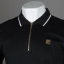 Fila Gold Lemar Polo Shirt Black/Egret