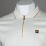Fila Gold Lemar Polo Shirt Egret/Mocha