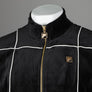 Fila Gold Nichols Velour Track Top Black/Egret